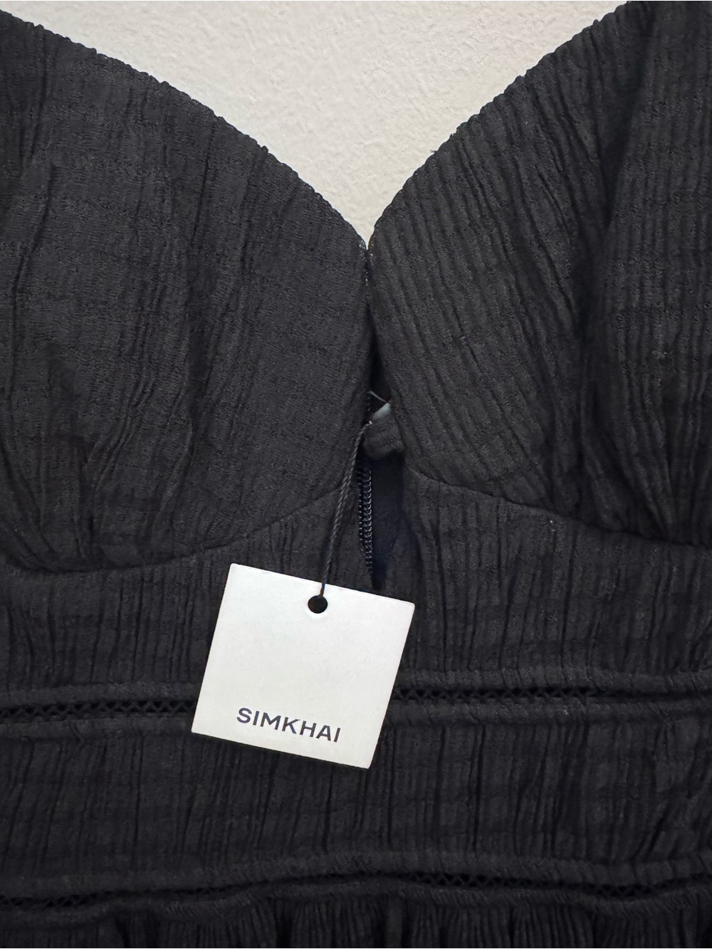 SIMKHAI Maude Bustier Gown Black New - Picture 15 of 16